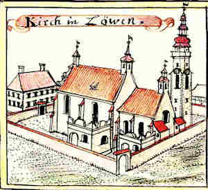 Kirch zu Löwen - Kościół, widok ogólny
